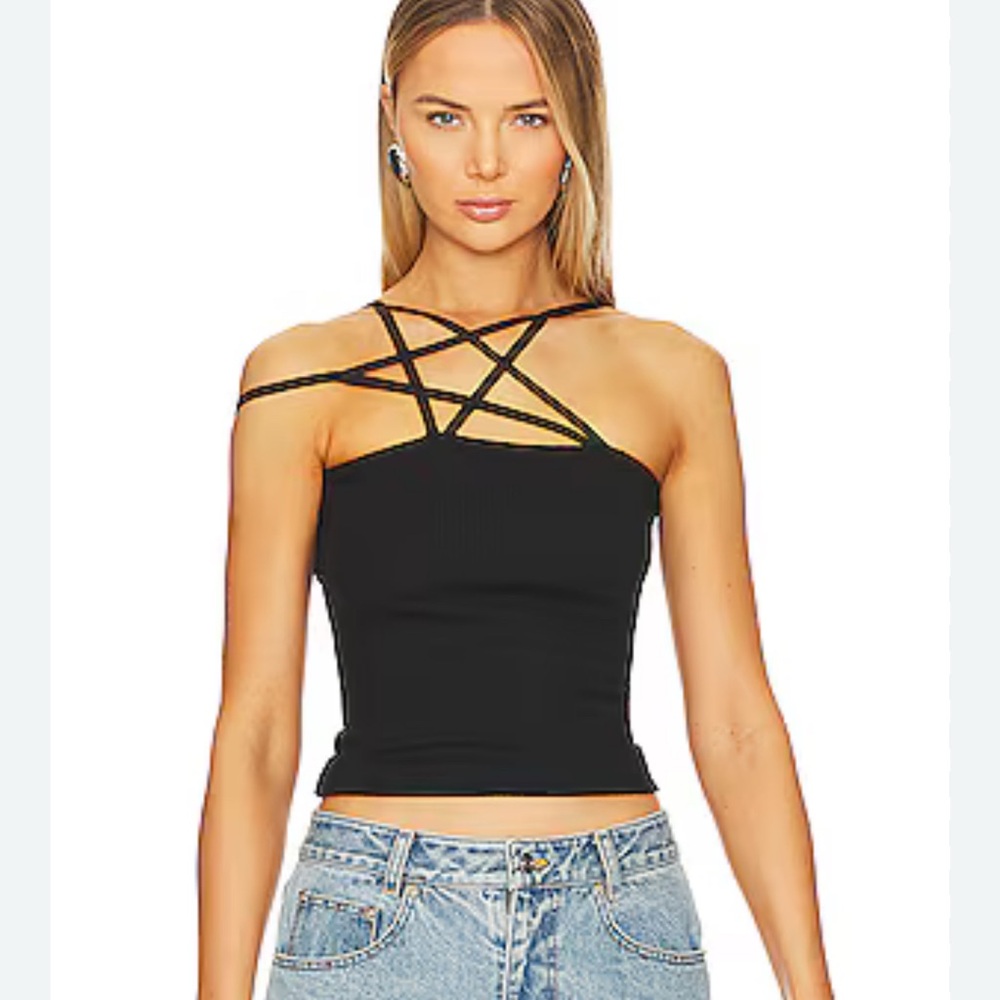 LEJE Etoile Tank Top in Black